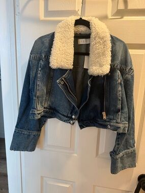 IRO Cropped Denim Jacket